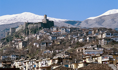 Gjirokastra - dorpsgezicht
