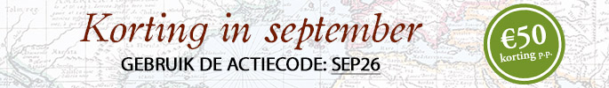 €50 korting in september. Gebruik de actiecode: SEP26.