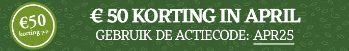 €50 korting in april. Gebruik de actiecode: APR25