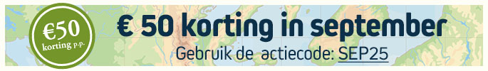 €50 korting in september. Gebruik de actiecode: SEP25
