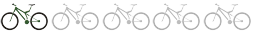 Zwaarte fietsreis