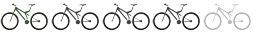 Zwaarte fietsreis