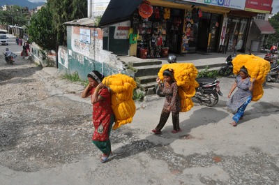 Family Nepal in juli