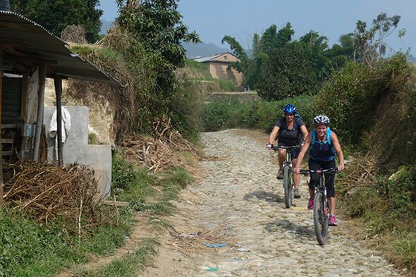 Wandel- en fietsreis Nepal, 18 dagen