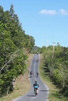 Klimmen op de fiets in Cuba