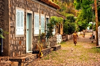 Straat Santiago Kaapverdië