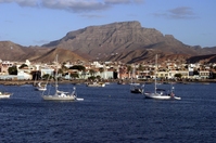 Mindelo haven Sao Vicente Kaapverdië