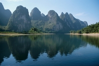 Landschap Yangshuo China