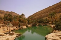 Wadi Bani Khalid woestijnoase Oman Djoser