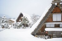 Shirakawago sneeuw Japan