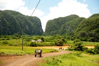 Vinales vallei paardenkar Cuba