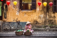 hanoi vrouw straatleven