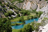 Krupa rivier Kroatië