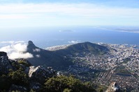 Zicht op de Kaapstad vanaf de Tafelberg Zuid-Afrika Djoser