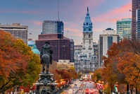 Benjamin Franklin Parkway Philadelphia Verenigde Staten