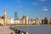 Bund boulevard Shanghai China