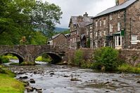 Beddgelert brug en huizen Wales Djoser