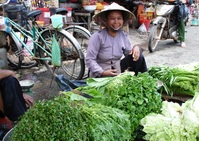 Dame markt Vietnam