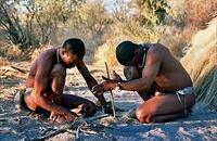 Khoisan Bosjesmannen Botswana