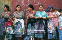 Guatemala dames klederdracht