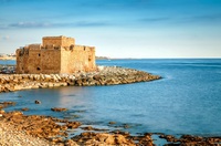 Pafos kust Cyprus