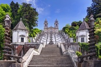 Santuario do bom Jesus kerk in Braga, Portugal