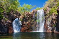 Florence Falls bij Darwin Australië