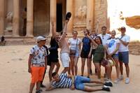 Family groep Petra Jordanië