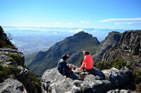 Tafelberg uitzicht tijdens vakantie naar Zuid-Afrika