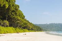 Havelock eiland Radhanagar Beach Andamanen India 