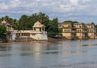 Thanjavur, India Shiva tempel Kauveryrivir