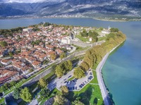 Uitzicht op Ioannina Griekenland