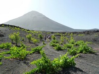 Wandelaars Pico de Fogo Kaapverdië