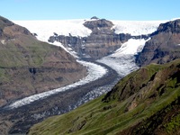 Skaftafell gletsjer IJsland