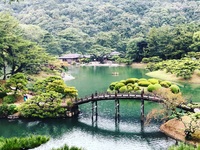 Ritsurin Koen tuin Takamatsu Japan