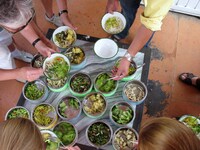 tafel vol chinese gerechten