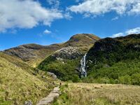 Steall waterval Fort William Schotland Djoser