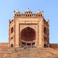 Square shot of Fatehpur Sikri fortress