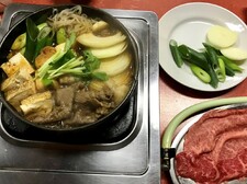 Sukiyaki eten Japan