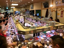 Kaiten sushi lopende band sushi Japan
