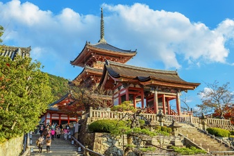 Kiyomizu-dera Tempel in Kyoto Japan