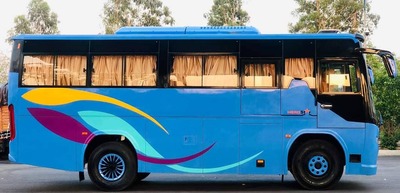 Bus zijkant WFNE Nepal