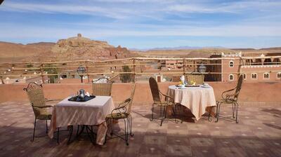 Riad Maktoub terras Aït Ben Haddou Marokko