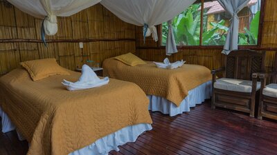 Yacuma Ecolodge kamer Ecuador