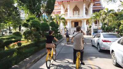 Fietsen in Bangkok