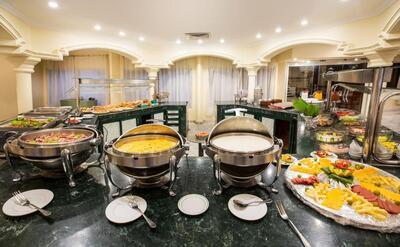 Obelisk Nile Hotel ontbijtbuffet Aswan Egypte
