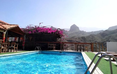 Hotel Pedracin Village zwembad Santo Antao Kaapverdie