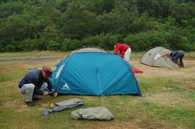 Tent kamperen IJsland