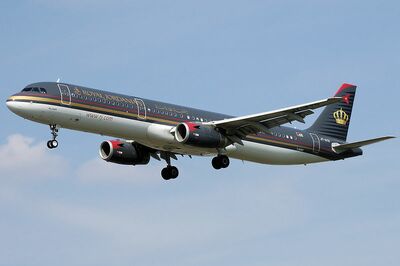 Royal Jordanian vliegtuig