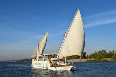 Dahabiya boot Egypte